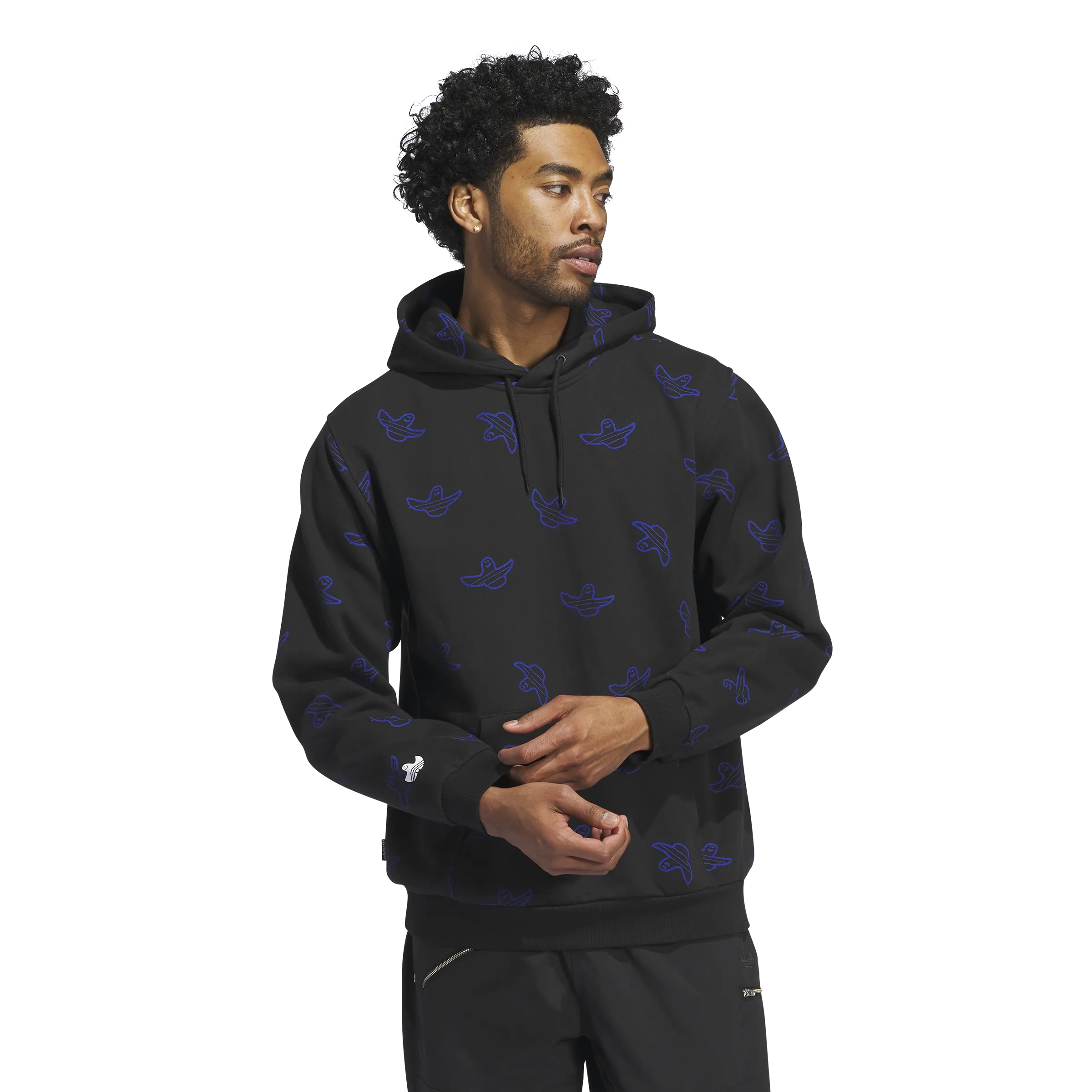 Adidas Shmoo AOP Hood Black/Royal Blue