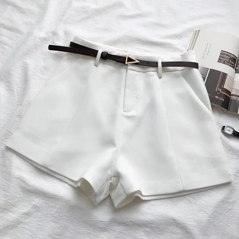 Casual A-line High Waist Vintage Shorts