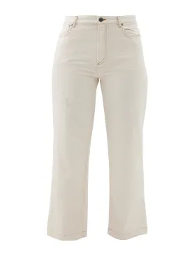 Cropped straight-leg jeans