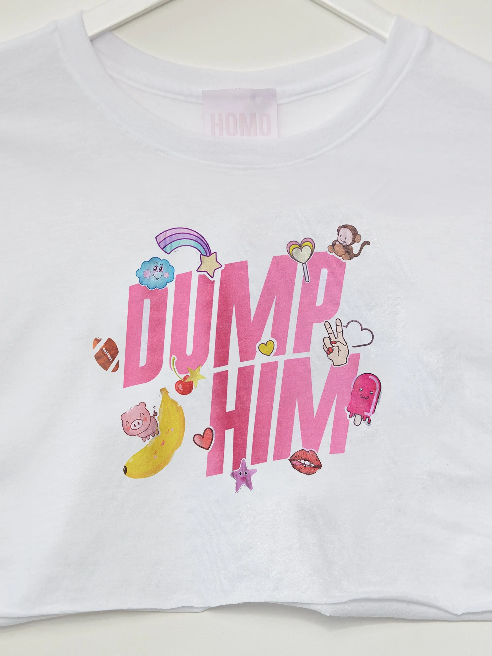 DUMP HIM Crop Top featured in KALTBLUT Magazine.