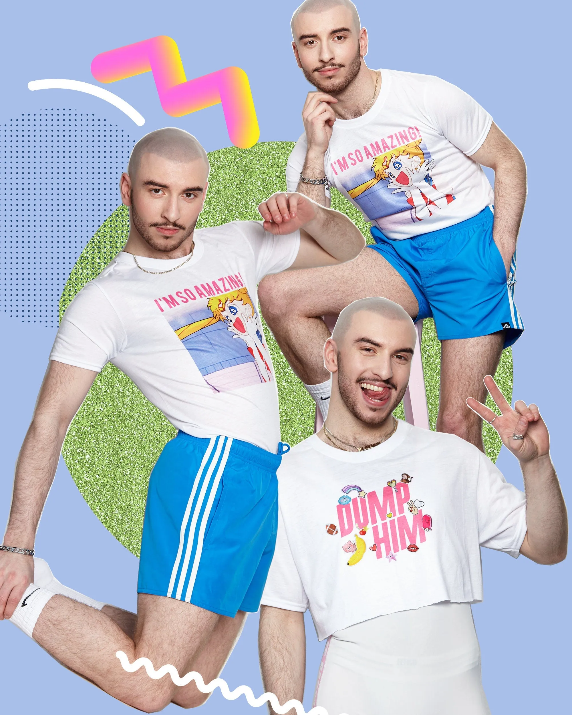 DUMP HIM Crop Top featured in KALTBLUT Magazine.