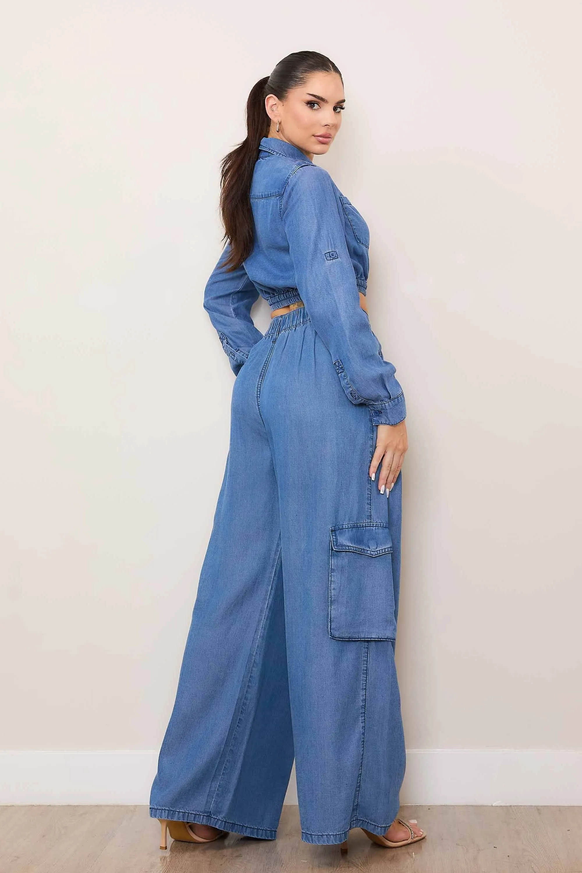 Long Sleeve Tencel Shirt