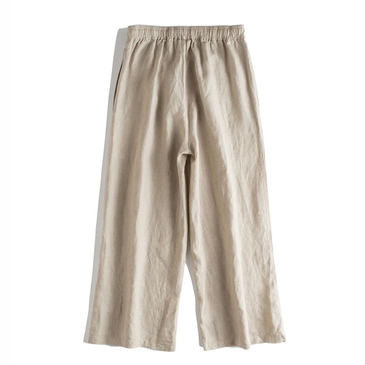 Loose Linen Casual Pants Women Straight Leg pants