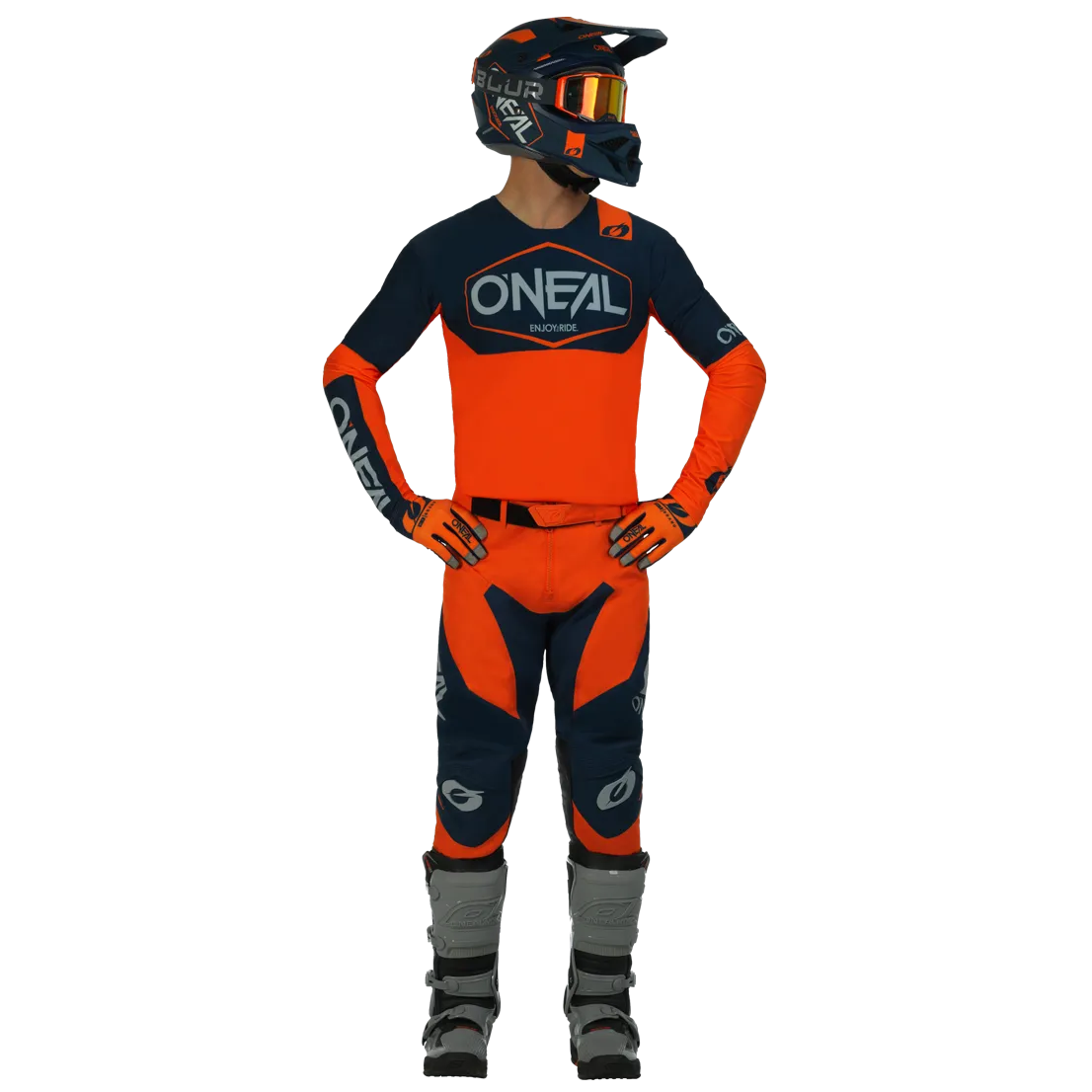 Mayhem Hexx V.3 Pants Blue/Orange
