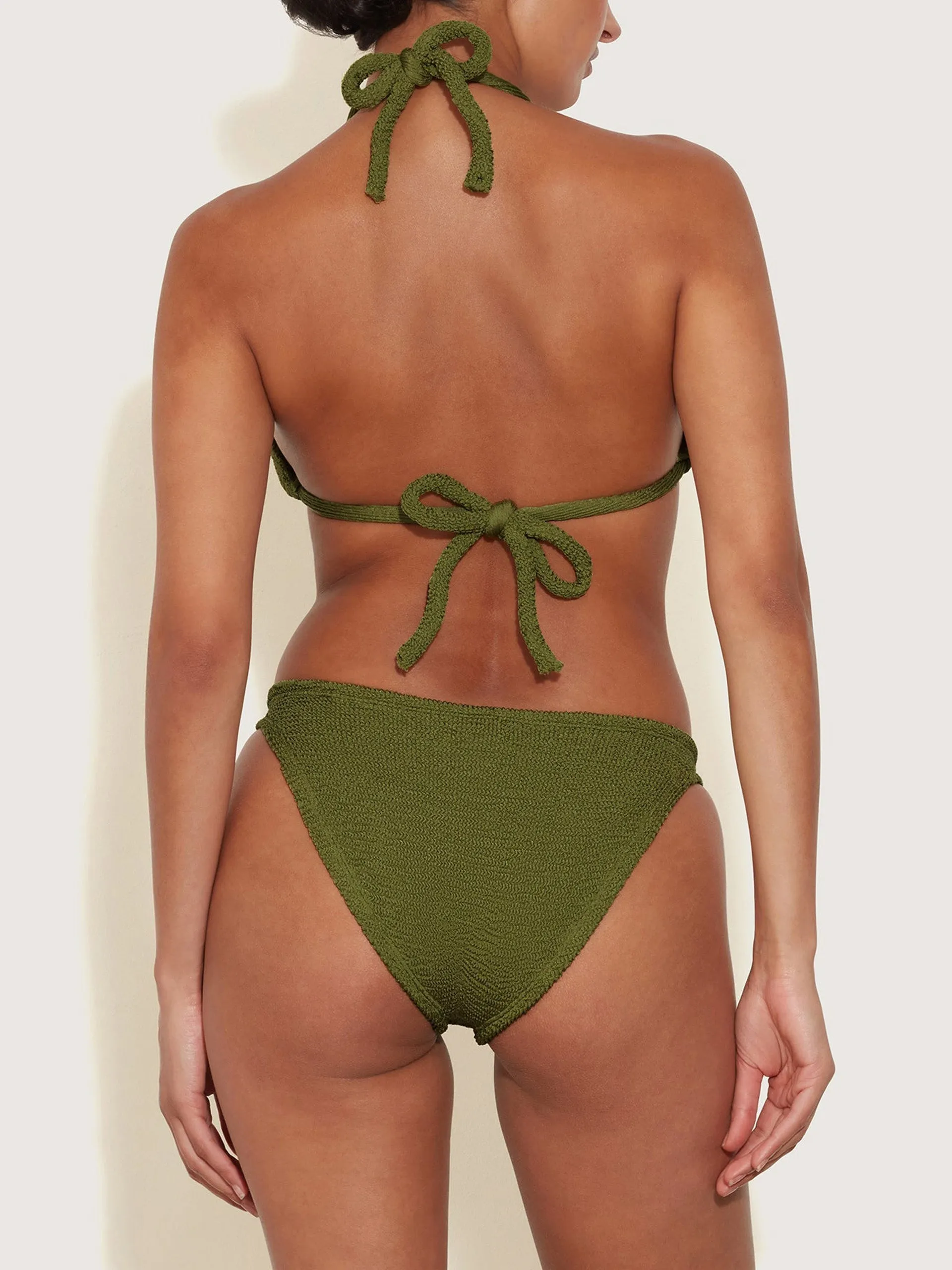 Metallic moss Tammy bikini