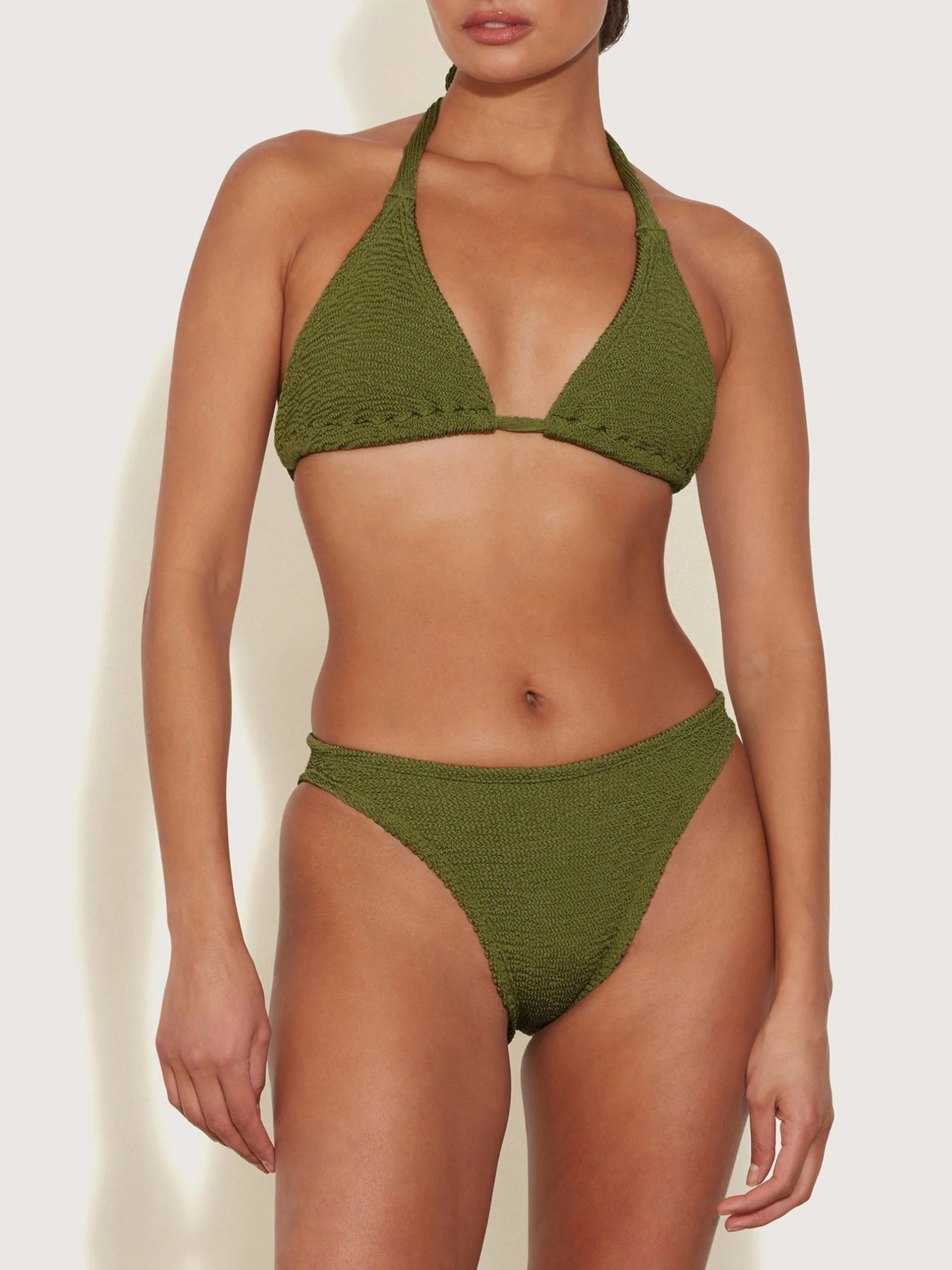 Metallic moss Tammy bikini