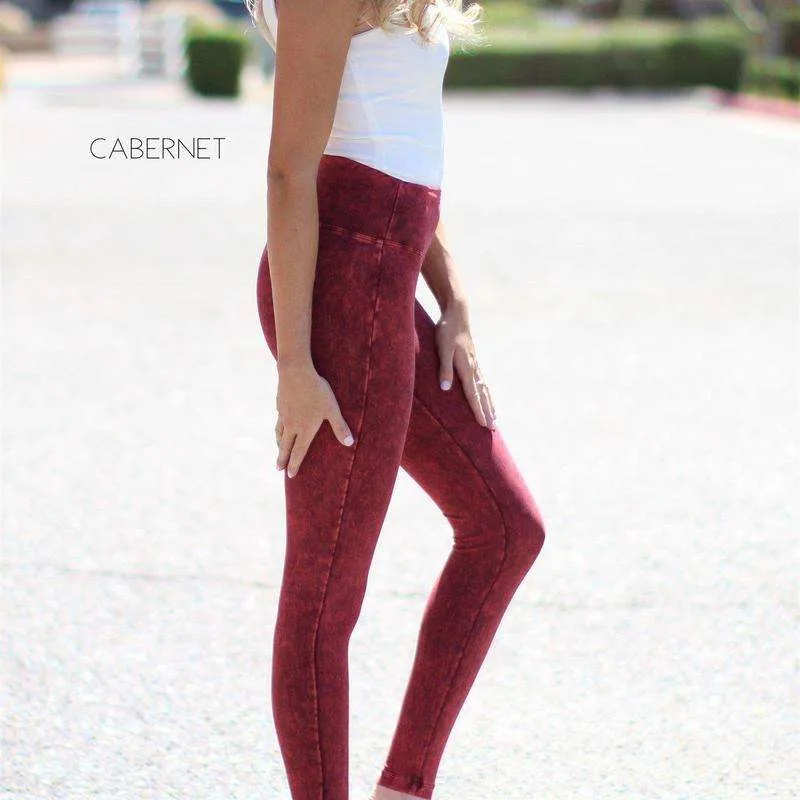 Mineral Wash Leggings | S-XL