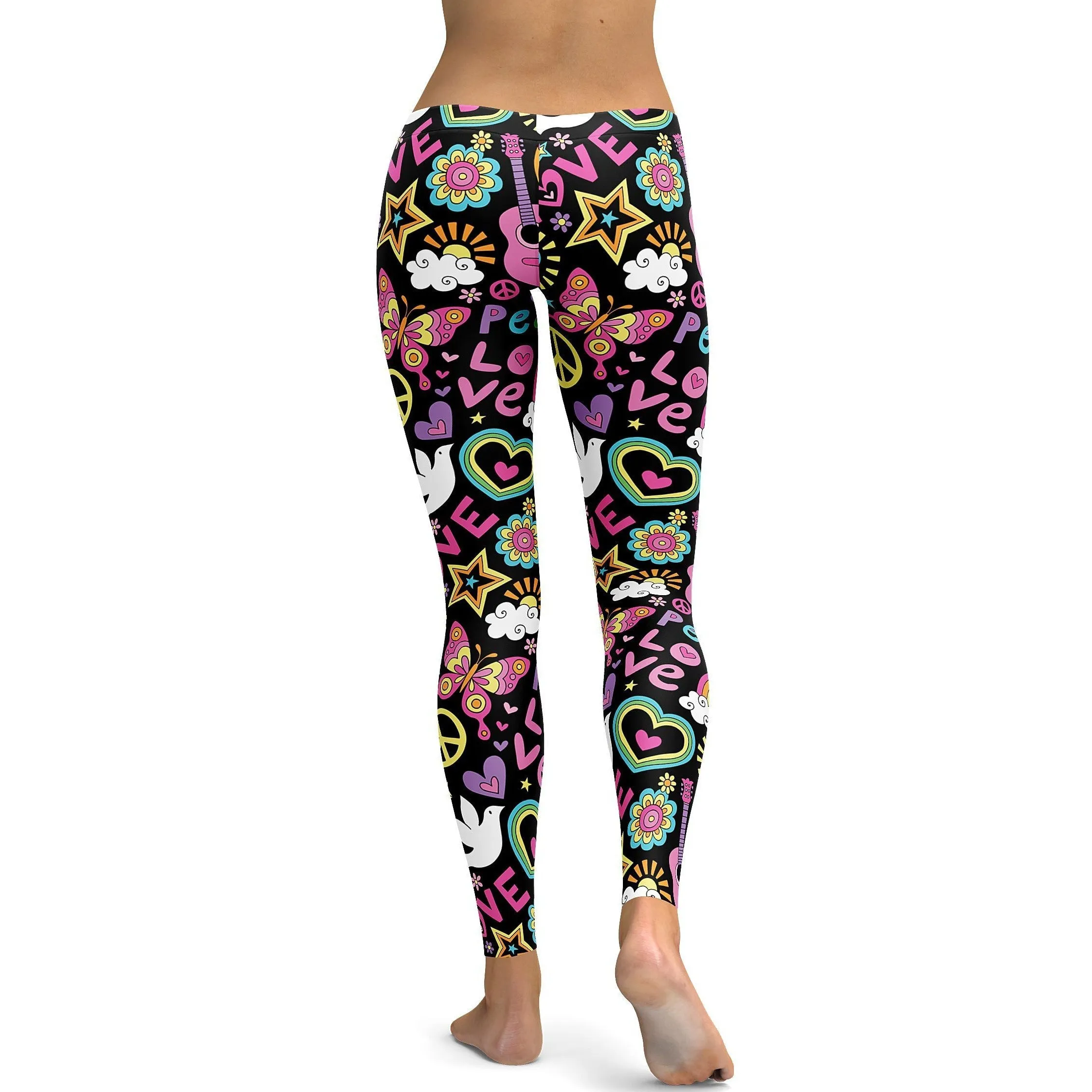 Peace and Love Leggings
