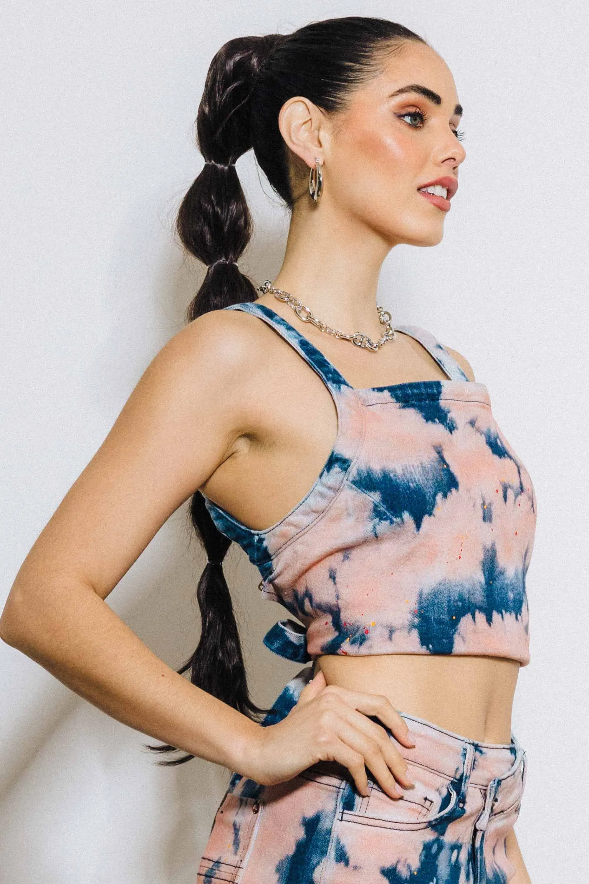 Pink Smoke Top