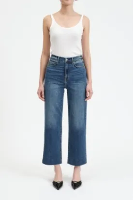Pleaser High Rise Wide Ankle Jean - Uptown