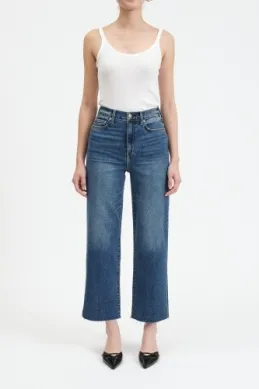 Pleaser High Rise Wide Ankle Jean - Uptown
