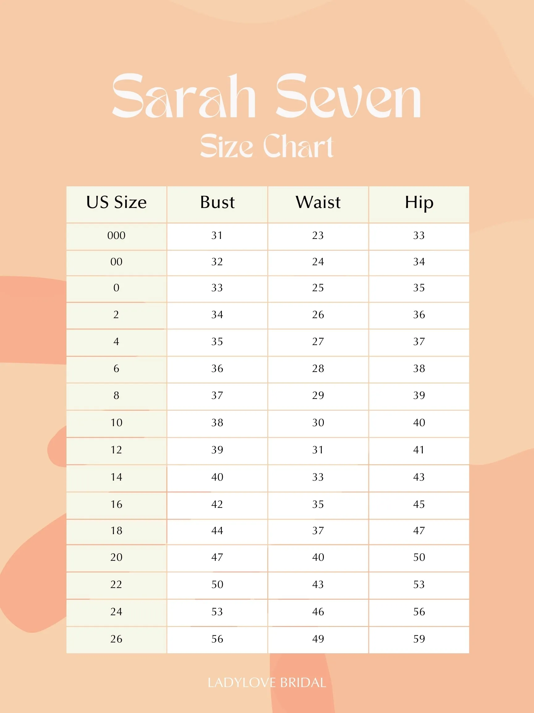 Sarah Seven Bianca