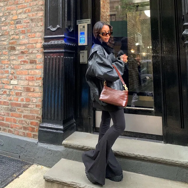 Stand Cool Straight Leg Flared Pants