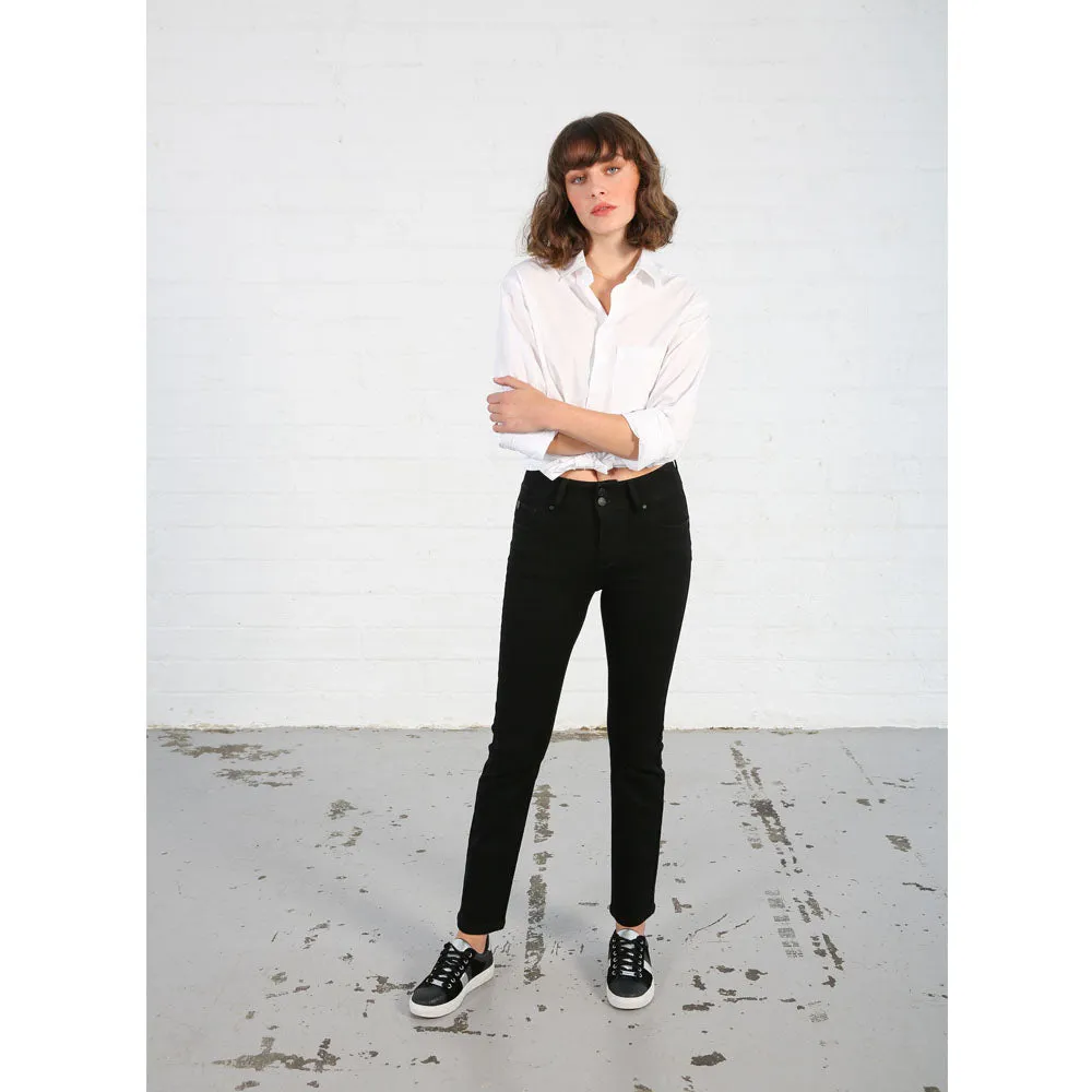 Stella Straight Jeans | Short Leg (Black)