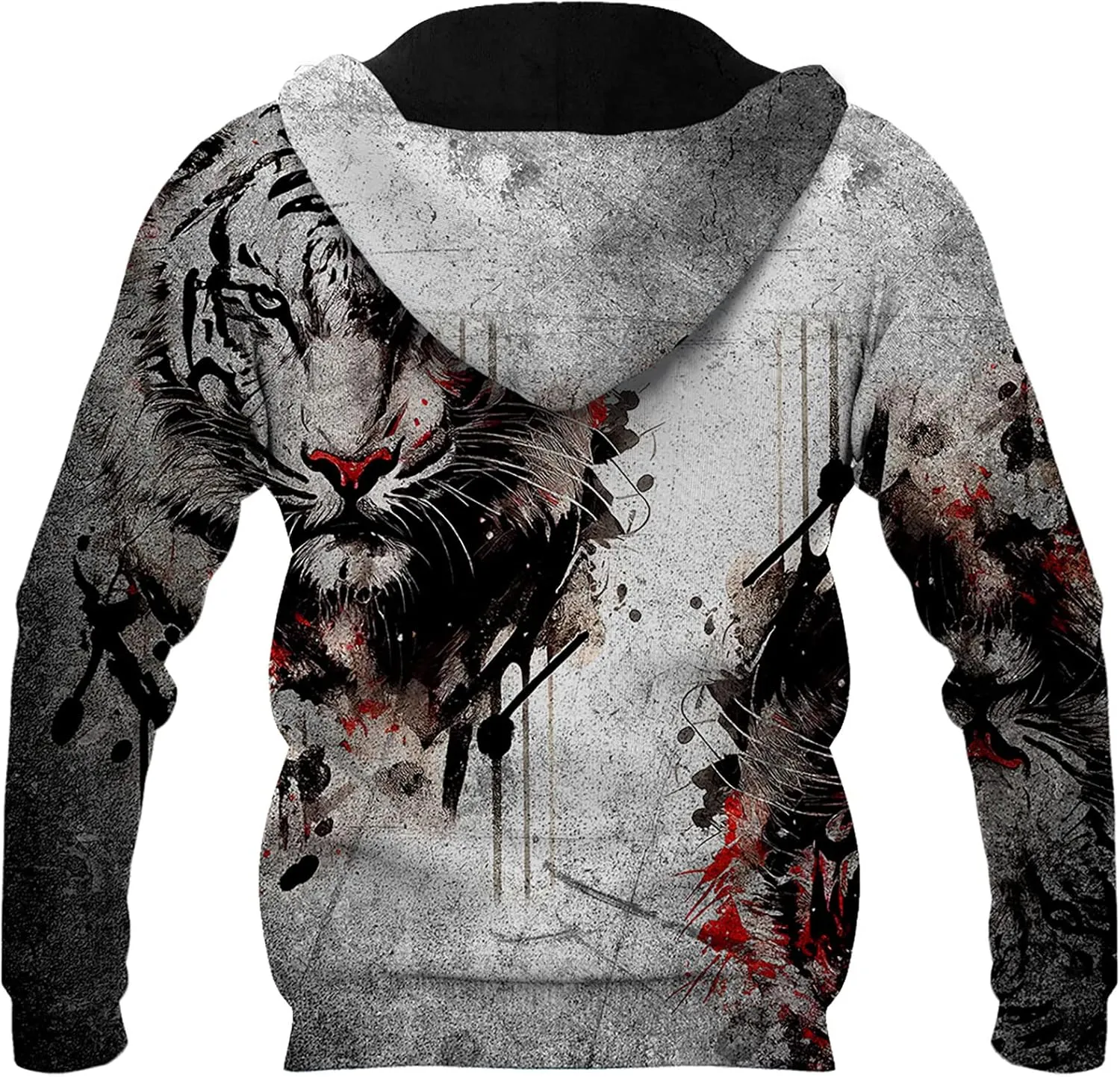 Unisex 3D Hoodie for Men Printed Graphic Pullover Retro Vintage Casual Pullover Sweatshirt with Pockets