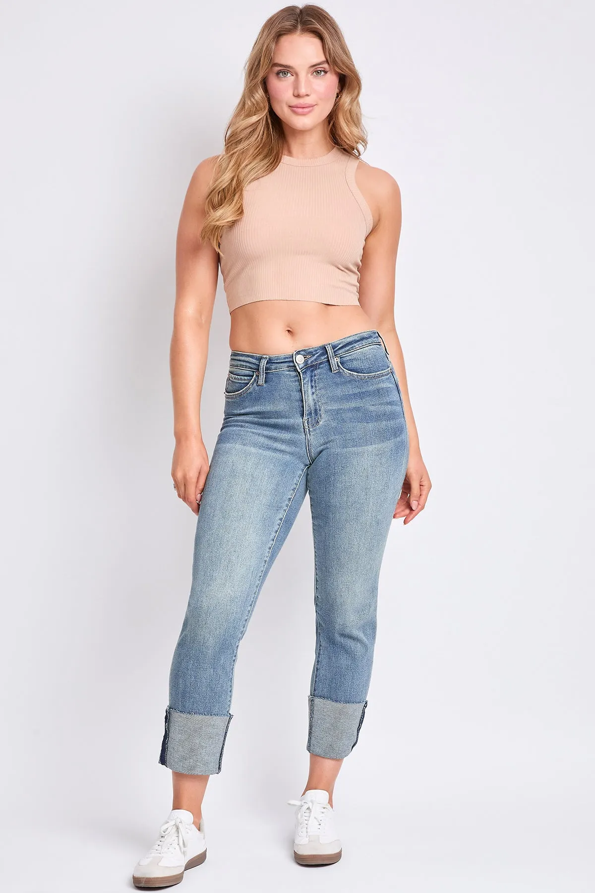 Women's Dixie High Rise Mega Cuff Straight Leg