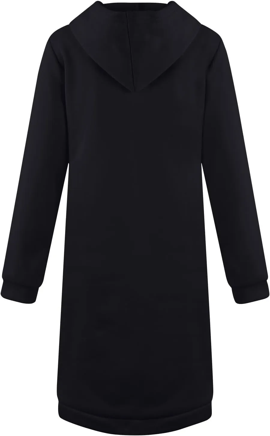 Women's Zip Up Long Hoodies Long Sleeve Drawstring Hooded Sweatshirts 2025 Fall Oversized Fleece Jackets with Pockets