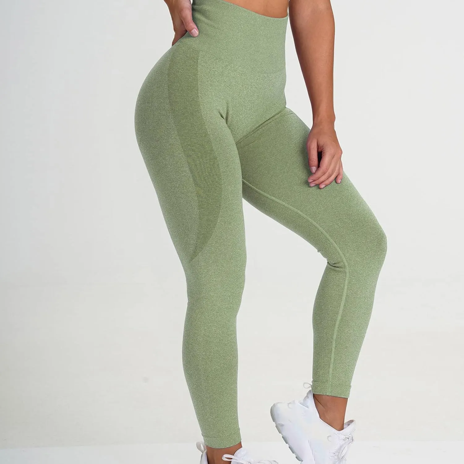 Workout Leggings for Women Tummy Control Athletic Leggings Scrunch Butt Lifting Gym Compression Seamless Yoga Pants